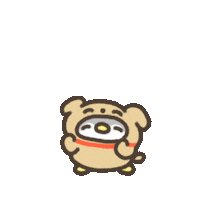 Dog Penguin Sticker