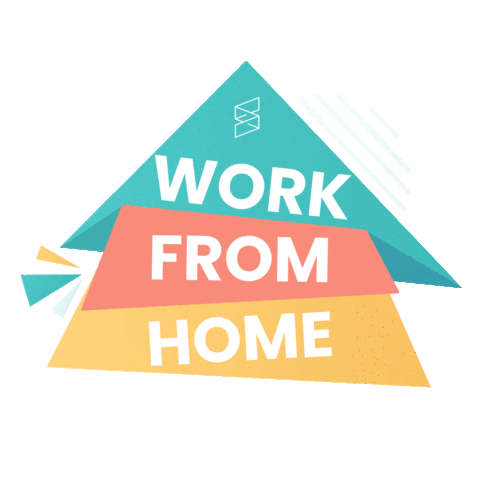 Work From Home Quarantine Sticker by sophiinc