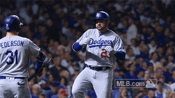 Los Angeles Dodgers Celebration GIF by MLB