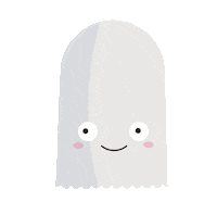 byminujarte love ghost nerd comic Sticker