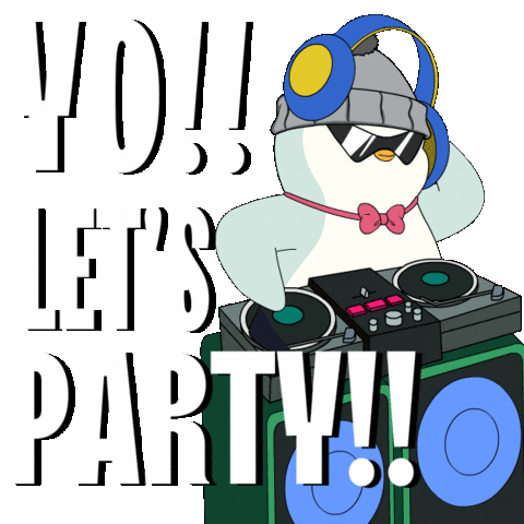 Dance Celebrate Sticker by Pudgy Penguins
