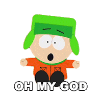 Kyle Broflovski Omg Sticker by South Park