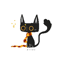 Cat Halloween Sticker