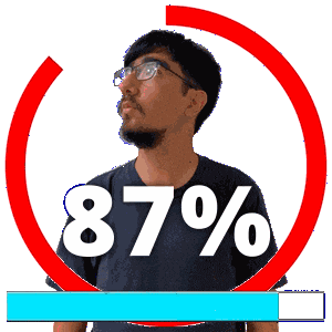 Eighty Seven Percent Sticker