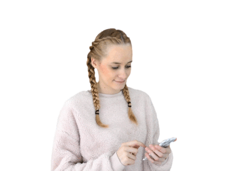 girl insta Sticker by shapefruit