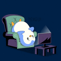 Tired Netflix GIF by Pudgy Penguins