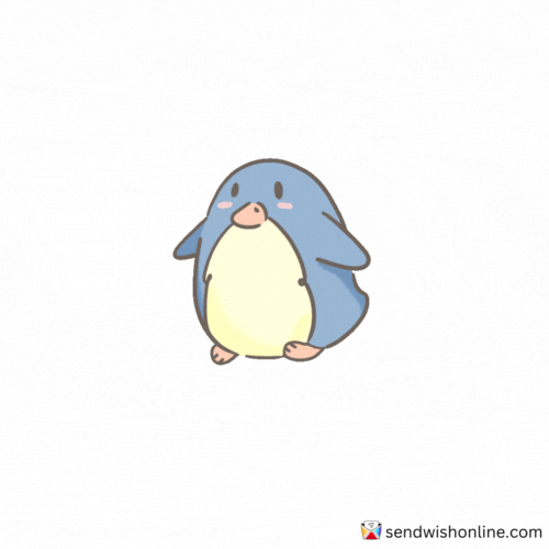 Sad Penguin GIF by sendwishonline.com