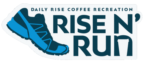 Tennis Shoe Run Sticker by Daily Rise Coffee