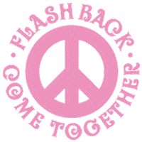 flashbacksalou dance flower power club Sticker