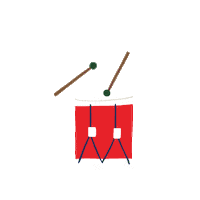 Drum ドラム Sticker by familiar