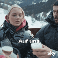 Cheers Wow GIF by Sky Deutschland