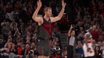 hands up running GIF by NBA
