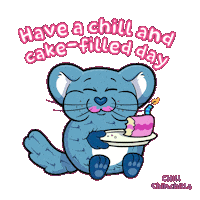 Happy Birthday Eating Sticker by VeeFriends