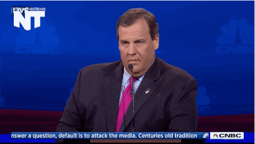 chris christie news GIF by NowThis 