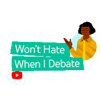 No Hate Community Guidelines Sticker by YouTube