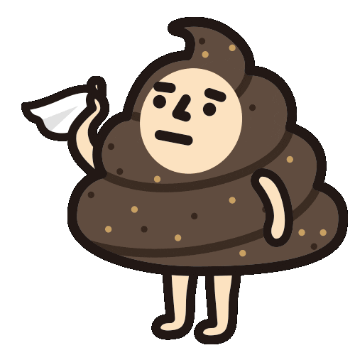 Trashman0810 wtf bye shit goodbye Sticker