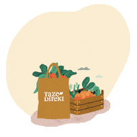 Tazedirekt yemek organik lezzetli alisveris Sticker