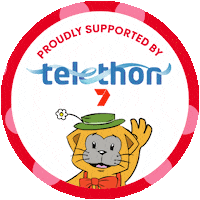 Telethon7 fat cat telethon 7 telethon perth telethon community fundraiser Sticker