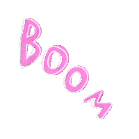 Cassandragi pink explosion boom cassandra Sticker