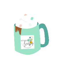 Studioleuks studioleuks leukskerst kerstmok Sticker