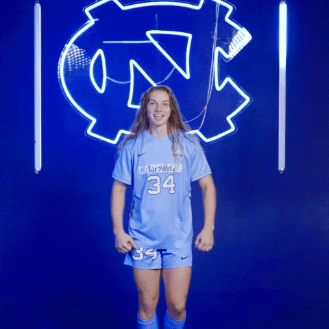 University Of North Carolina Soccer GIF by UNC Tar Heels