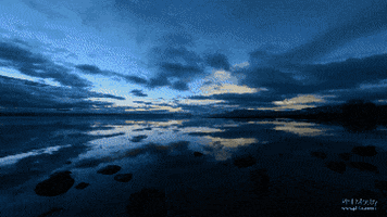 morning clouds GIF