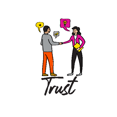 Trust Values Sticker by ChangemakerXchange