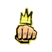 Crown Graffiti Sticker