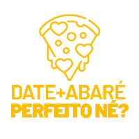 Pizza Date Sticker by abarepizzarias