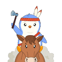 War Fight Sticker by Pudgy Penguins