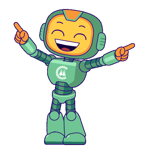 Robot Medalla Sticker by Dr Neuron