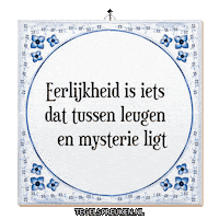 Reflectie Communicatie Sticker by Tegelspreuken.nl