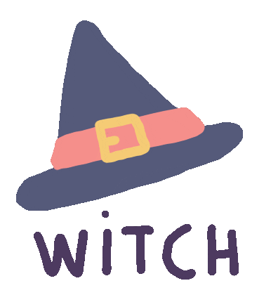 Halloween Hat Sticker by Sara Maese