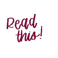 mackleelettering read important readthis mackleelettering Sticker