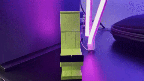 amiedd amiedd lego cyberpunk stand lego xbox stand GIF