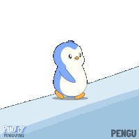 Be Free The Mountain Sticker by Pudgy Penguins