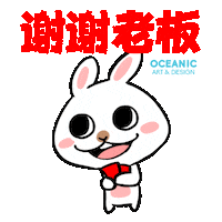 shimmylow hello hi morning bunny Sticker