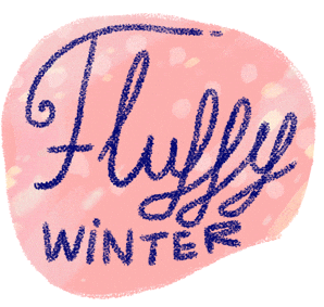 Pink Snow Sticker by Loreta
