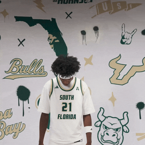 South Florida Basketball GIF by USF Athletics
