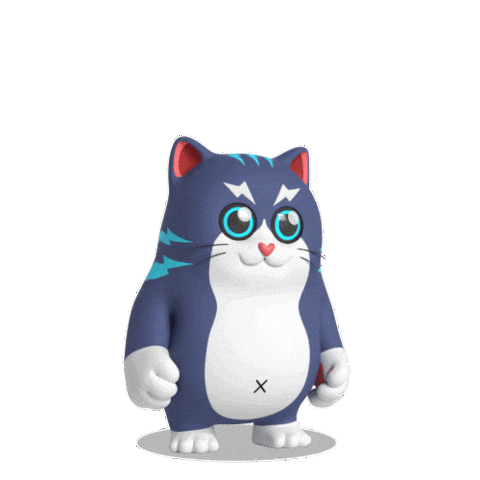 Cat 跳 Sticker by Liberty Cats Emojis