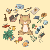 Yoga Cat GIF