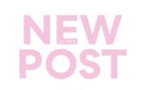 Pink New Post Sticker by StarPowa