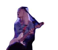 Rock N Roll Sticker by Liza Anne