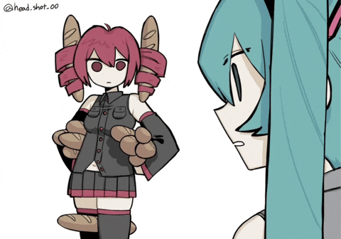 Hatsune Miku Kasane Teto GIF