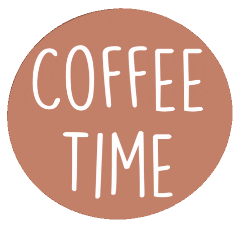 Coffee Button Sticker