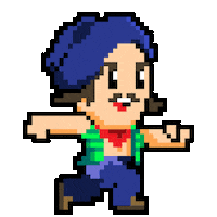 pixel videogame Sticker