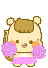 Squirrel Fighting Sticker