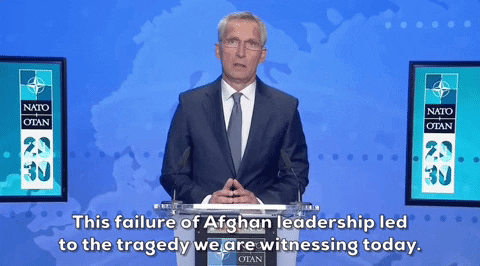 Jens Stoltenberg Afghanistan GIF by GIPHY News