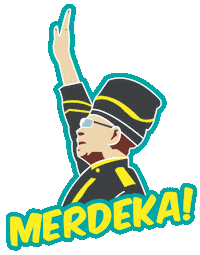 Malaysia Independence Sticker by Passionationco