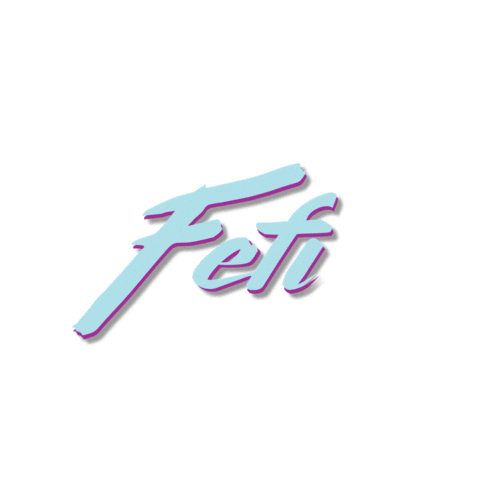 typography Tittle Sticker by Fefi Oliveira